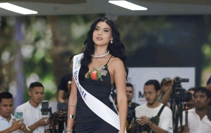 Modelo sinopense representa o Brasil em concurso de beleza na Colômbia