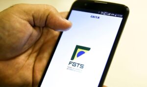 Aplicativo Caixa Econômica Federal- FGTS. Por: Marcelo Camargo/Agência Brasil