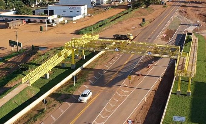 Mais duas passarelas serão construídas na BR-163 em Nova Mutum e Lucas do Rio Verde