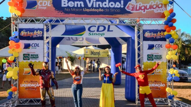 Liquida CDL movimenta economia sinopense e bate recorde de vendas