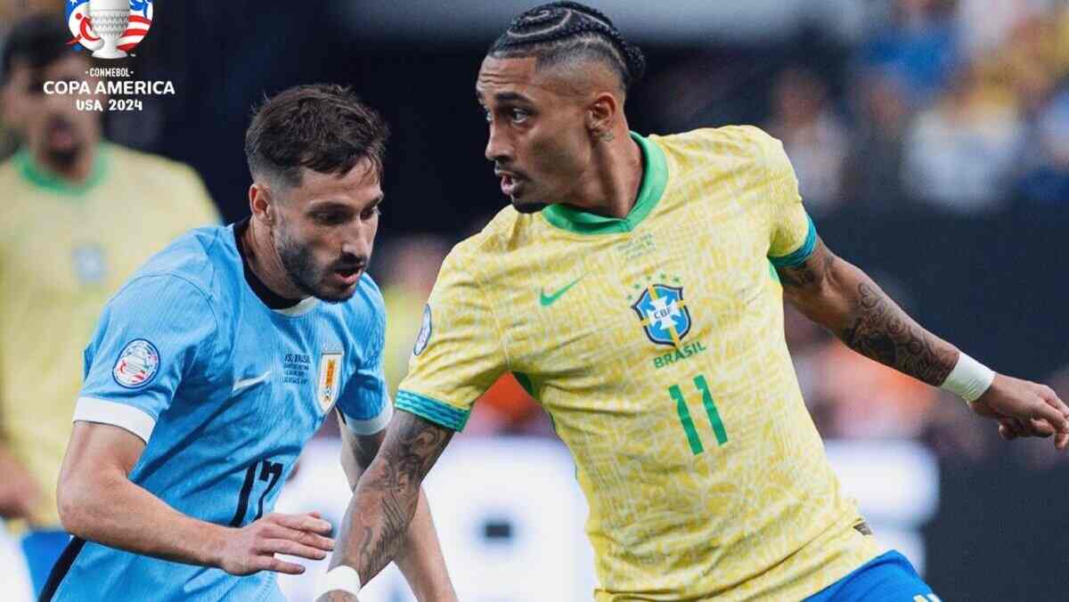 Brasil perde do Uruguai nos pênaltis e é eliminado nas quartas da Copa América