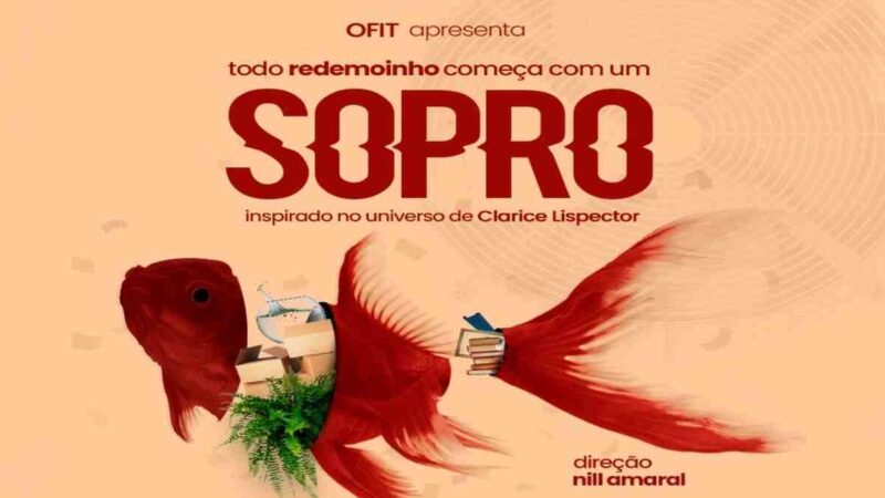 Espetáculo inspirado em Clarice Lispector tem entrada gratuita em Campo Grande