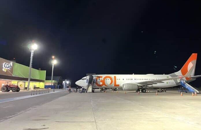 Aeroporto de Sinop registra mês com recorde de passageiros na história
