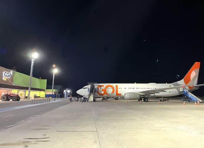 Aeroporto de Sinop registra mês com recorde de passageiros na história