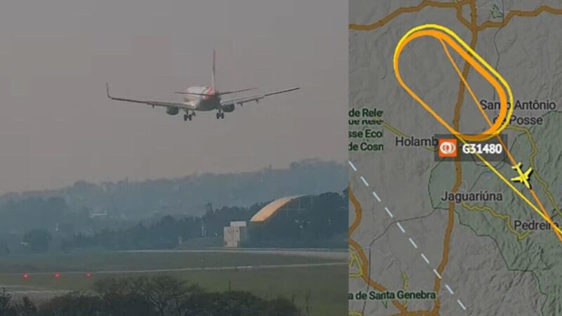 Avião da Gol decola de Guarulhos, mas retorna após dar 11 voltas em São Paulo