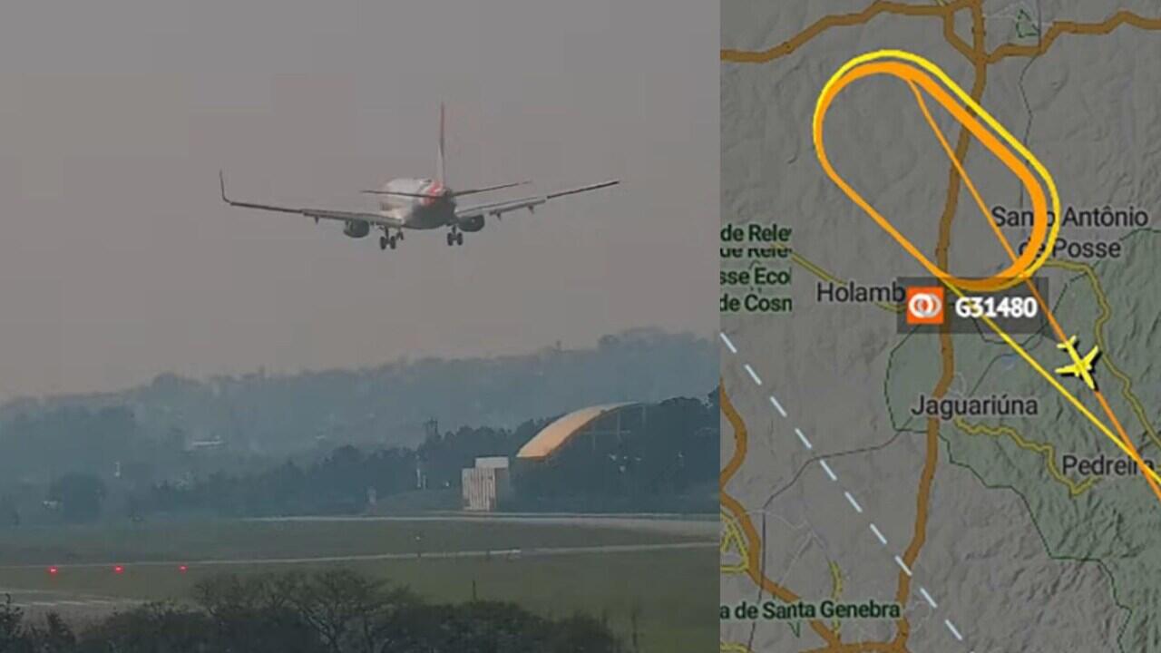 Avião da Gol decola de Guarulhos, mas retorna após dar 11 voltas em São Paulo