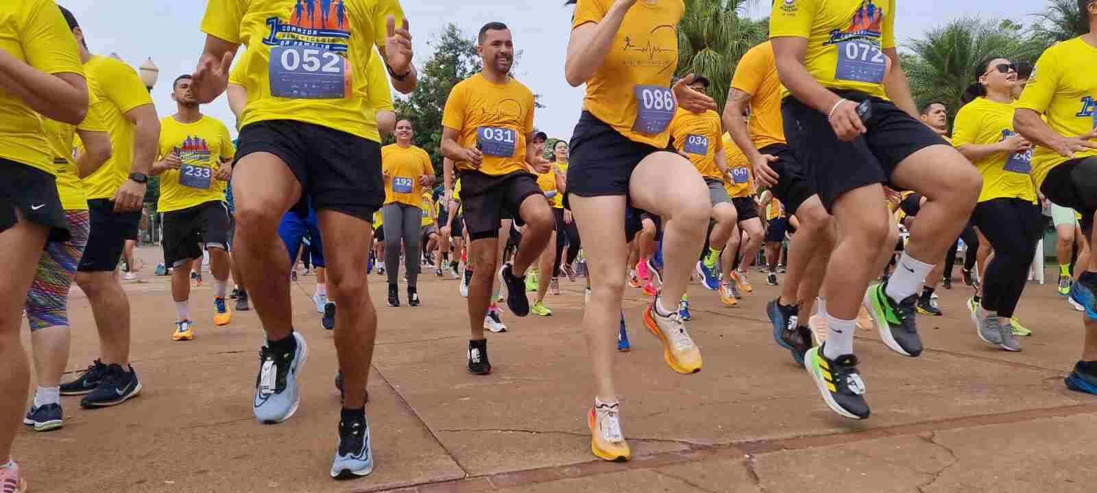 Com percursos de 5 e 10 km e homenagem a Guarda Municipal, Dourados realiza a 2ª Corrida da Família
