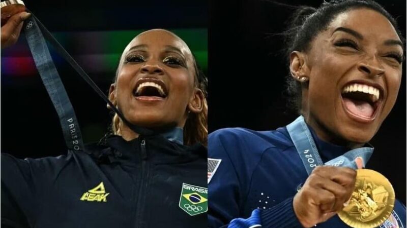 Disputa entre Rebeca e Simone Biles marca programação das Olimpíadas nesta quinta-feira