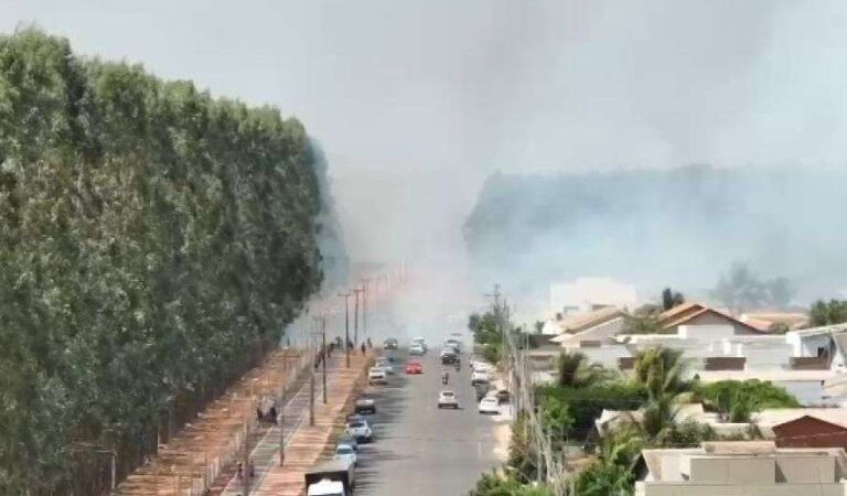 Incêndio de grandes proporções destrói 12 hectares em Campo Novo do Parecis