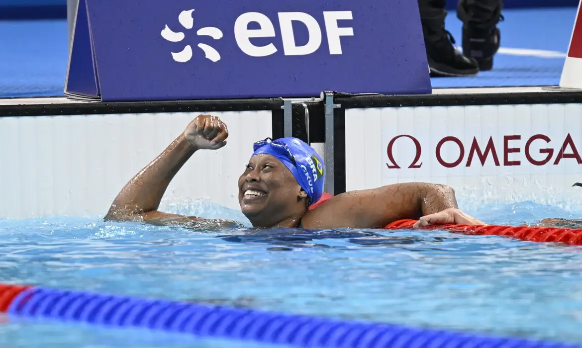 Brasil ganha duas medalhas de bronze na natação nos Jogos Paralímpicos de Paris