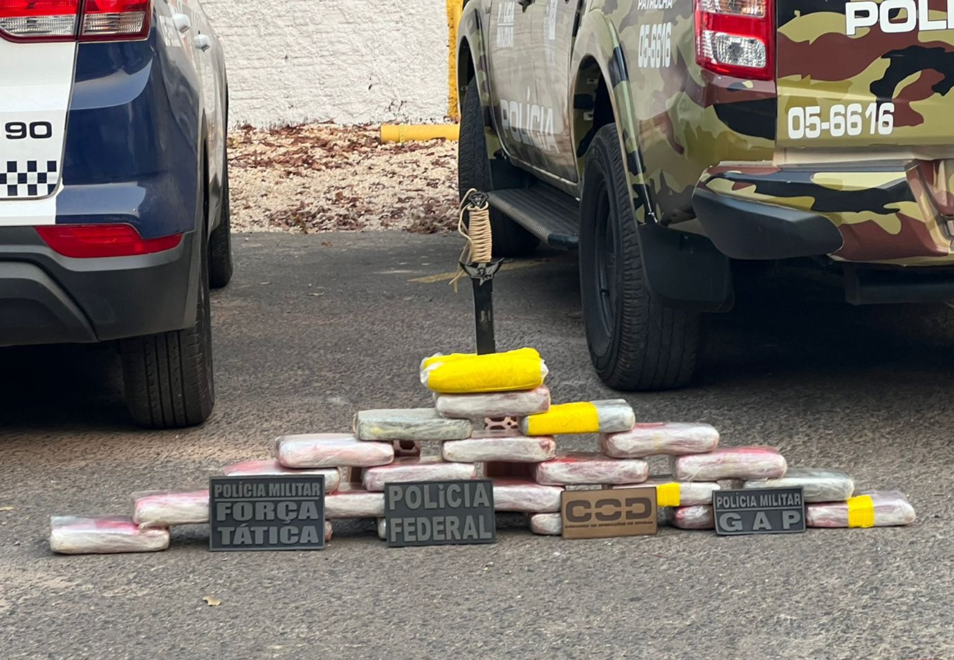 Ação integrada apreende 27 quilos de drogas avaliada em R$ 600 mil em General Carneiro