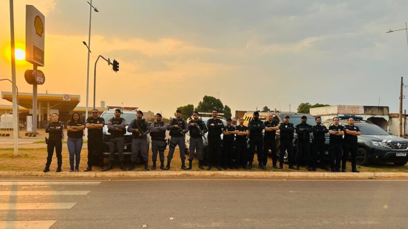 Polícias Civil e Militar cumprem mandados com foco no combate ao tráfico de drogas em Confresa