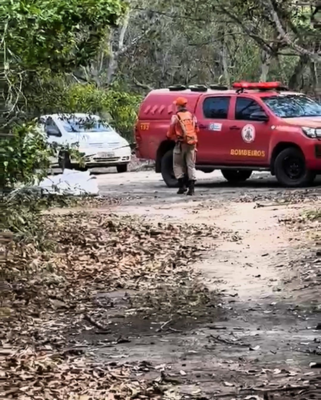 Bombeiros localizam corpo de homem de 45 anos que estava desaparecido