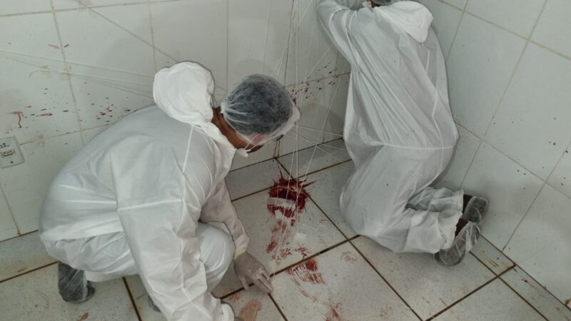 Politec capacita peritos criminais para análise de manchas de sangue em locais de crime