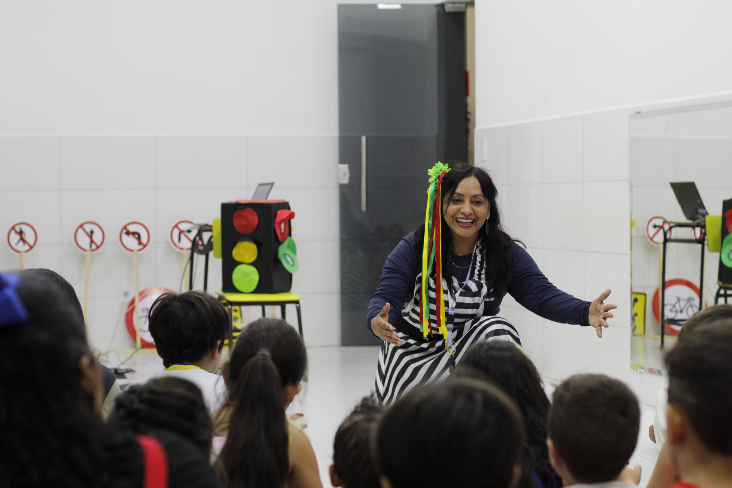 Detran realiza palestras em escolas de três municípios em comemoração ao Dia das Crianças