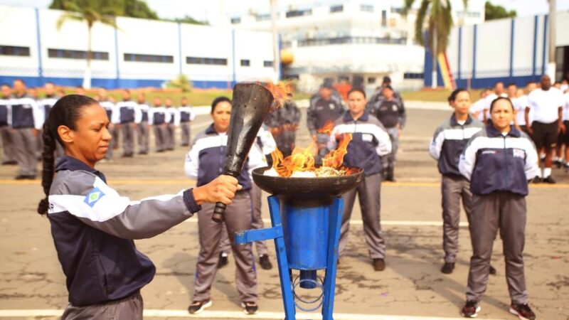 Polícia Militar realiza cerimônia de abertura das Olimpíadas da instituição nesta segunda-feira (18)