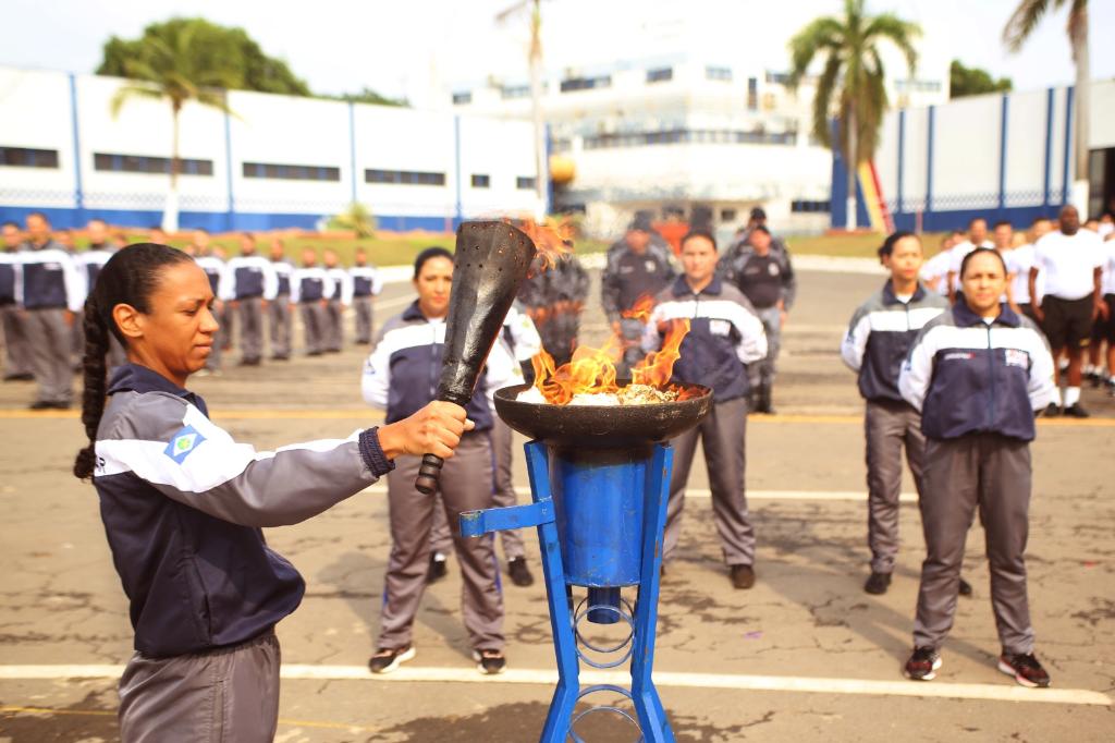 Polícia Militar realiza cerimônia de abertura das Olimpíadas da instituição nesta segunda-feira (18)