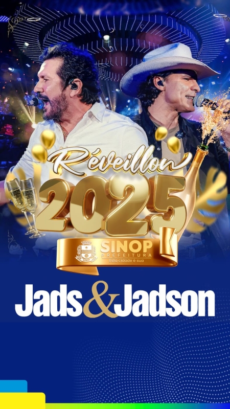Prefeitura prepara grande show de Réveillon com apresentação da dupla Jads & Jadson