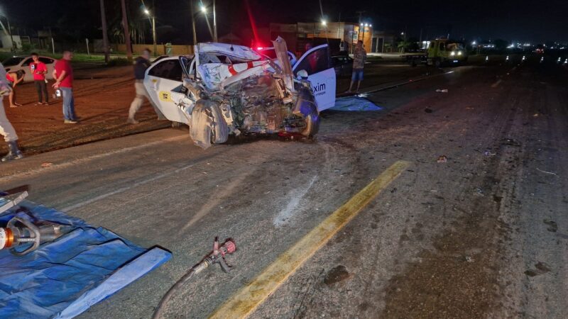 Identificados 4 mortos em acidente entre carro e carreta na 163 em Sinop