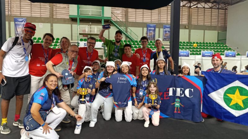 Equipe de escola estadual participará de competição nacional de robótica no Distrito Federal