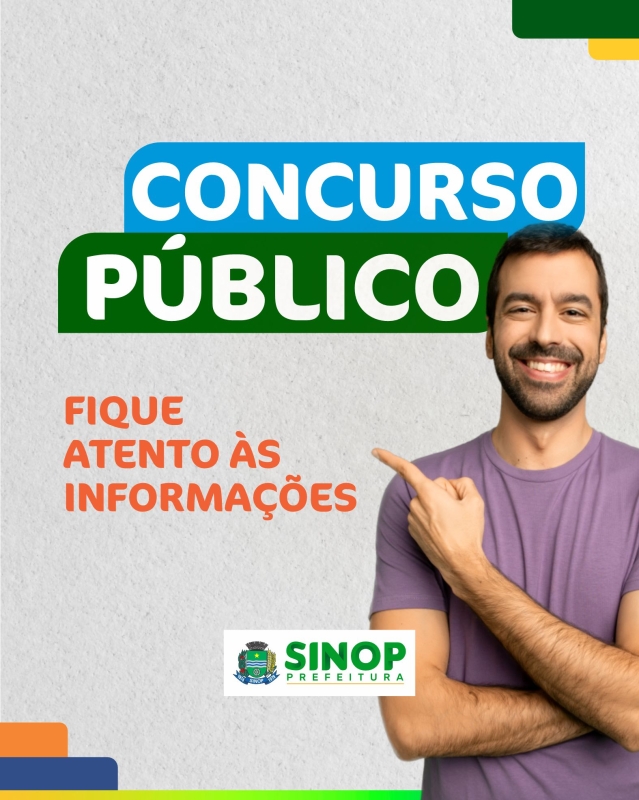 Concursos da prefeitura de Sinop-MT registram mais de 29 mil inscritos