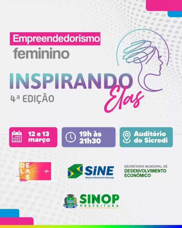 4ª Edição do Inspirando Elas: Um Encontro para Potencializar Mulheres Empreendedoras em Sinop
