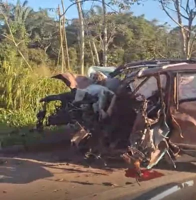 Entre Sinop e Sorriso: Acidente na BR-163: Colisão entre Carro e Carreta Deixa uma Vítima Fatal