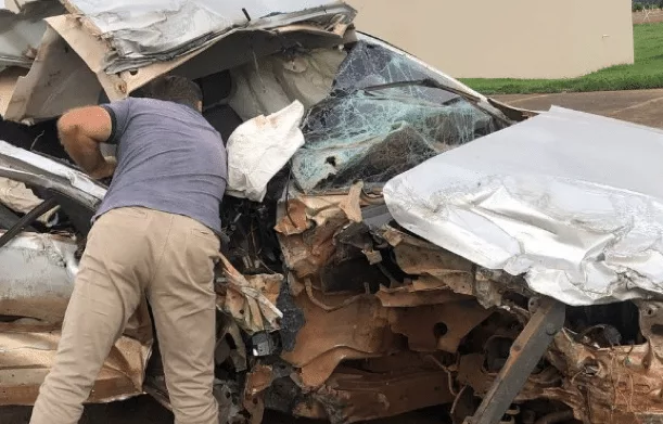 Morre bebê vítima de acidente entre caminhonete e carreta na rodovia Nova Mutum-Trivelato