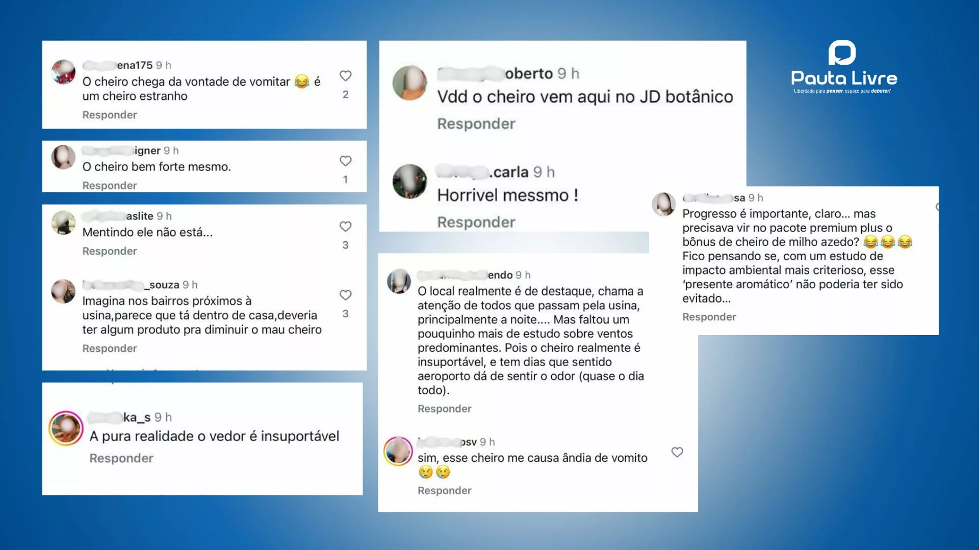 Moradores de bairros próximos da Inpasa Sinop reclamam do mau cheiro causado na produção de etanol