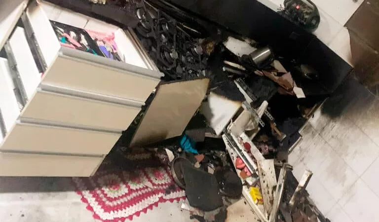 Botijão de gás explode e inicia incêndio em imóvel no Nortão