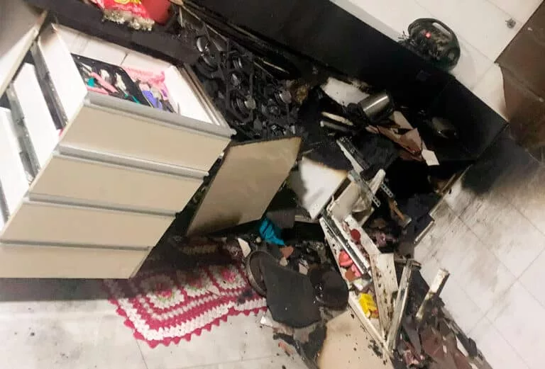 Botijão de gás explode e inicia incêndio em imóvel no Nortão