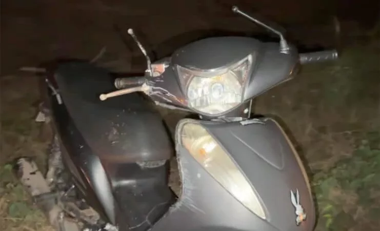 Sinop: casal é hospitalizado ao passar em ‘buraqueira’ na MT-140 e cair de moto