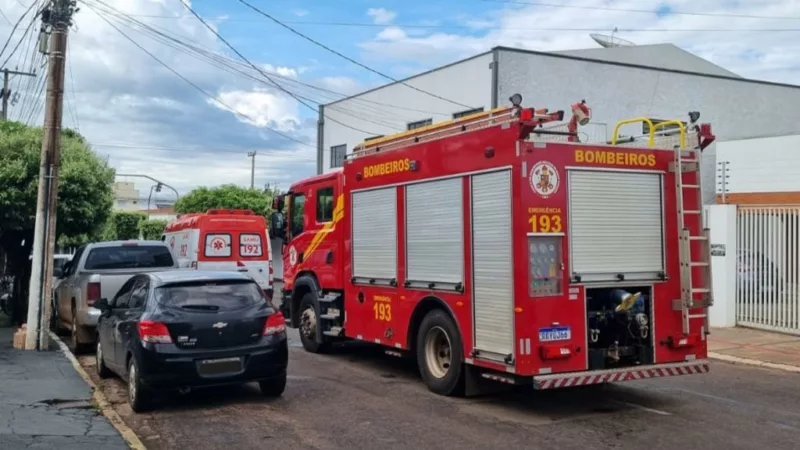 Corpo de Bombeiros resgata corpo de vítima após acidente de trabalho
