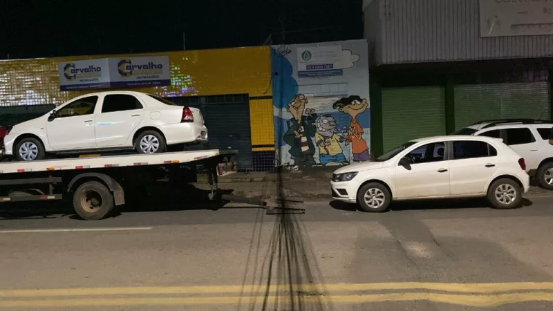 Ação integrada remove veículos irregulares durante fiscalização preventiva em Cuiabá