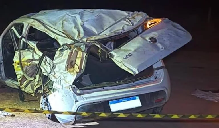 Grave acidente entre veículos na BR-163 em Sorriso deixa dois mortos