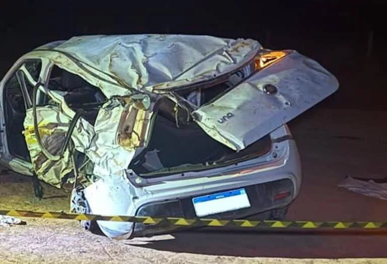 Grave acidente entre veículos na BR-163 em Sorriso deixa dois mortos