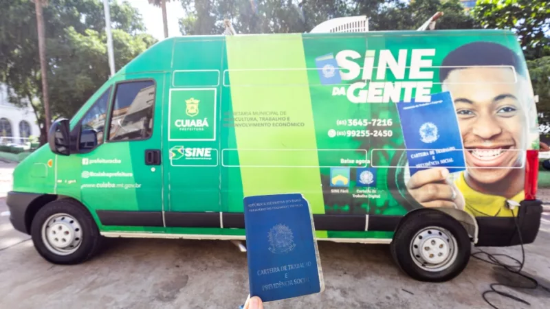 Van do Sine na Praça da República oferta 314 vagas de emprego nesta segunda-feira