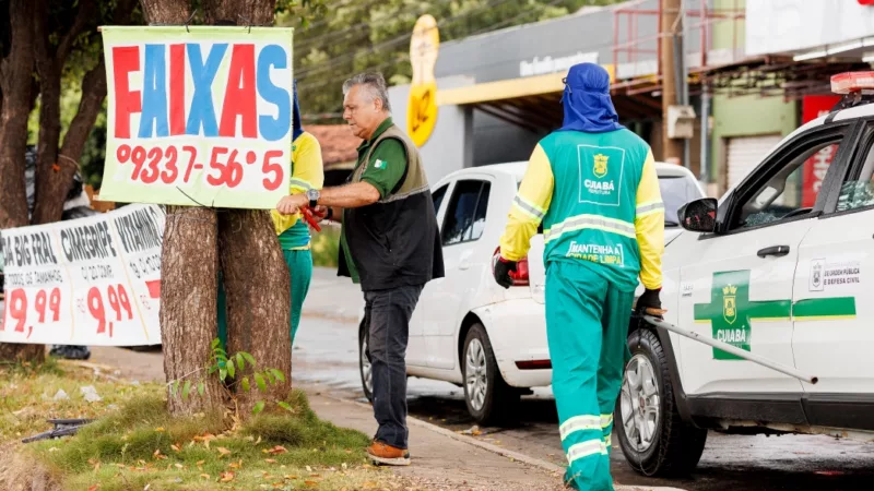 Prefeitura intensifica fiscalização contra publicidade ilegal