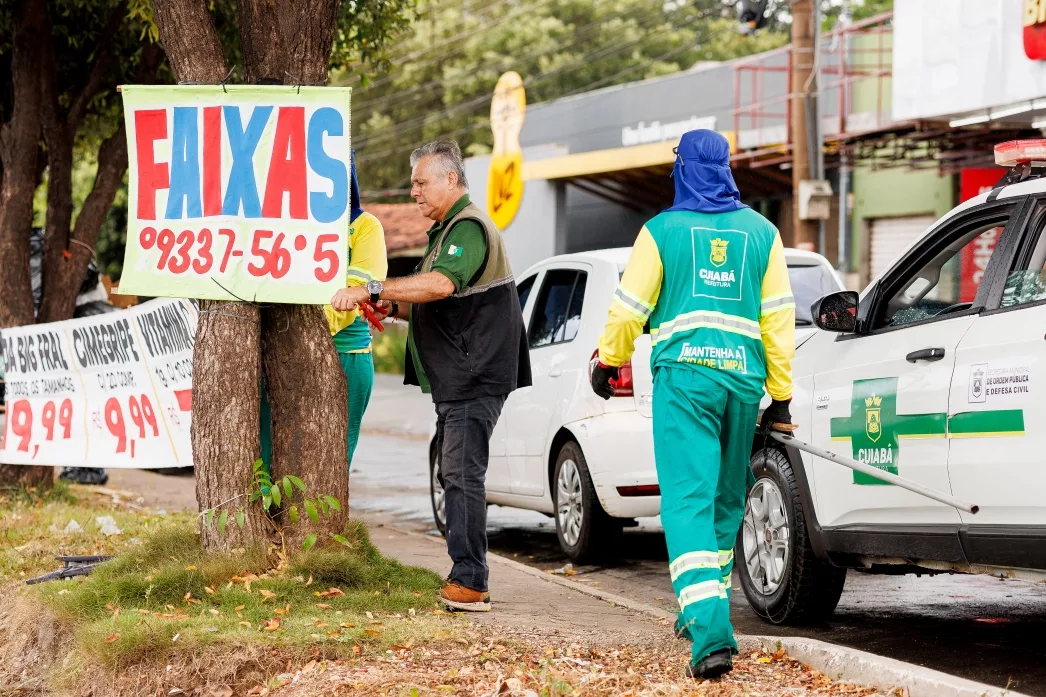 Prefeitura intensifica fiscalização contra publicidade ilegal