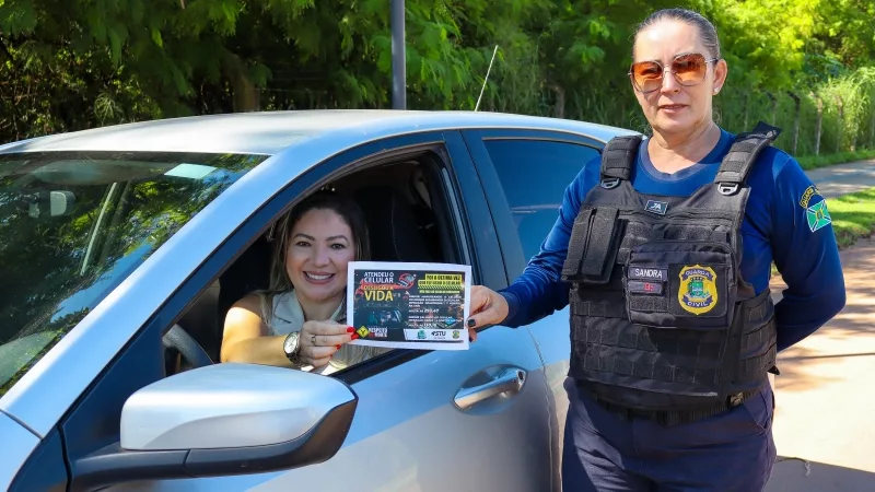 Sinop dá início à campanha Maio Amarelo com blitz educativa