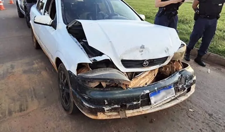 Sinop: condutor embriagado se envolve em dois acidentes e acaba preso; criança hospitalizada