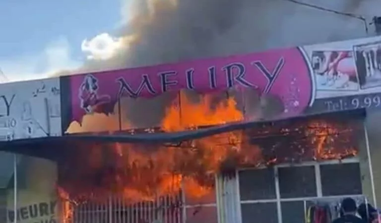 Incêndio atinge lojas em Sinop