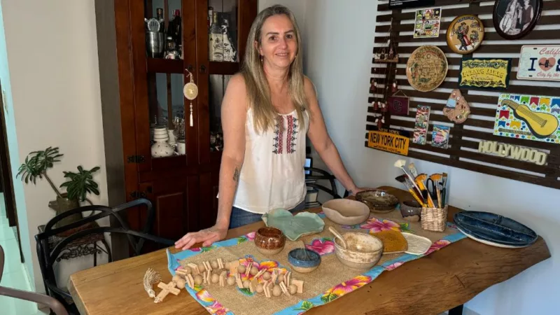 Empresária e artesã de Sinop profissionalizou hobby com apoio da Desenvolve MT