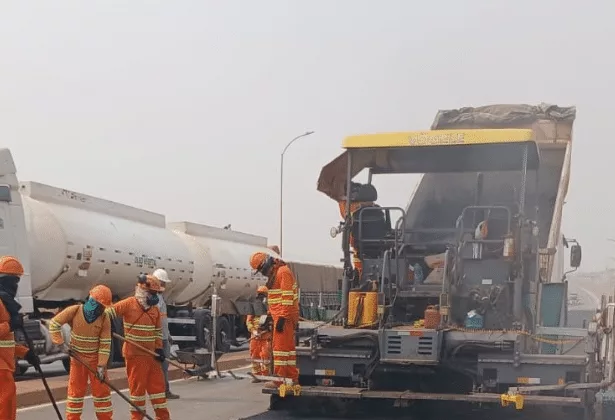 Tráfego na BR-163 em Sinop tem novo desvio para construção de viadutos; confira