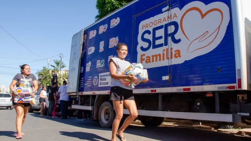 Setasc entrega mais de 1.900 cestas básicas nesta semana em Cuiabá