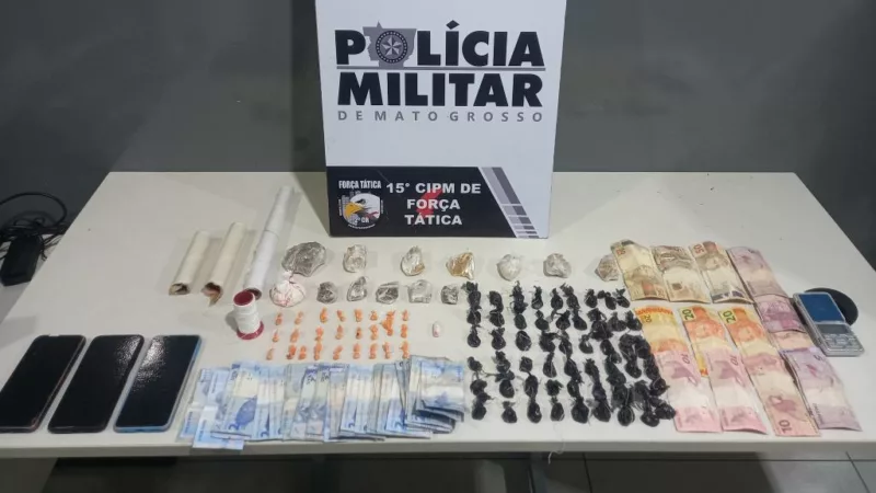 Força Tática apreende 98 porções de maconha e prende homem com diversas passagens criminais