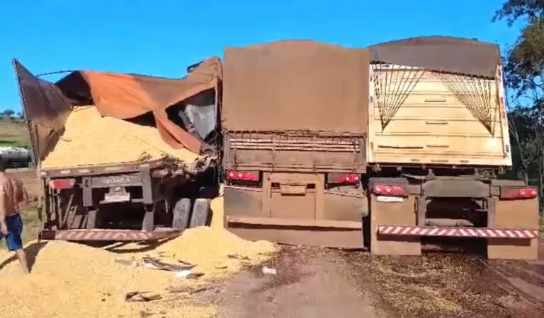 Condutor morre em acidente envolvendo 6 carretas em rodovia de Mato Grosso