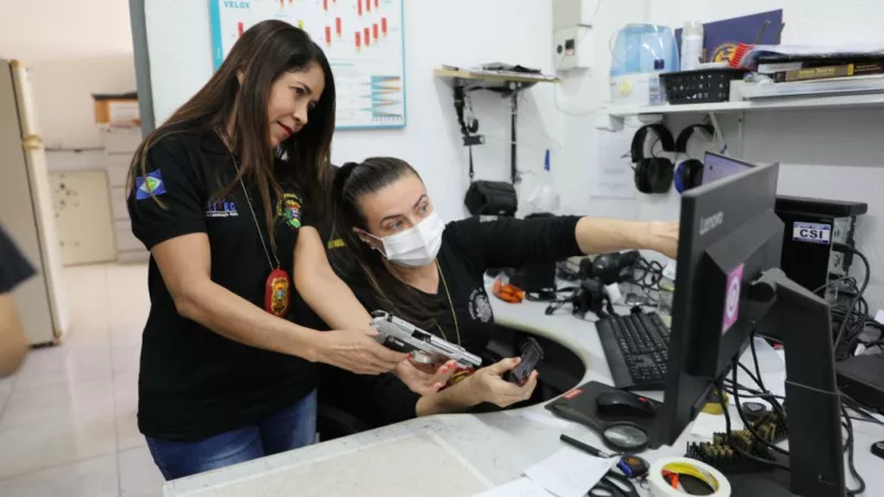Força-tarefa na Politec leva à conclusão de 80 laudos de exames de eficiência de armas de fogo na capital