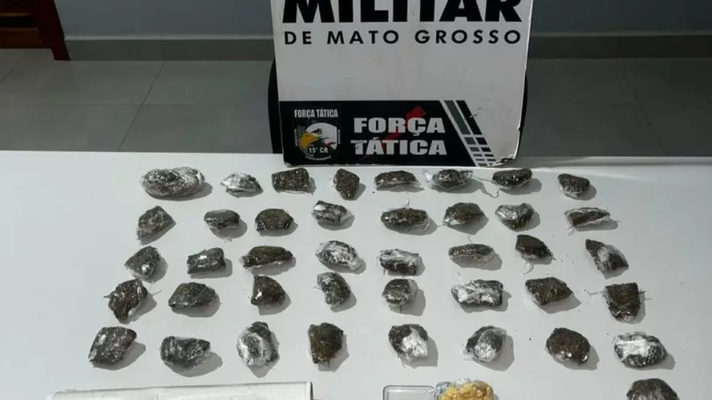 Força Tática apreende duas adolescentes por tráfico de drogas em Matupá