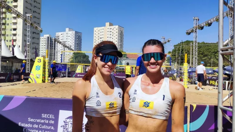 Atletas do programa de bolsas do Governo de Mato Grosso disputam o torneio principal do Circuito Brasileiro de Vôlei de Praia